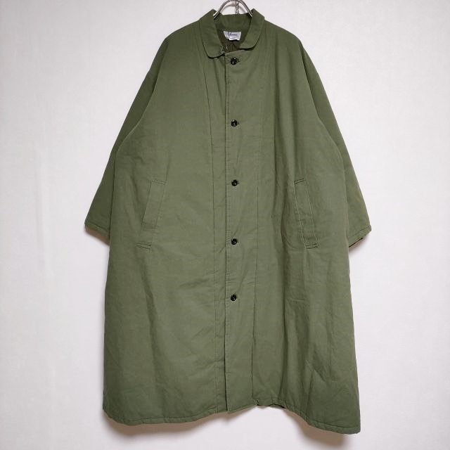 3-1021A∞Yarmo Quilt Linend Coat キルティングラボコート 中綿 