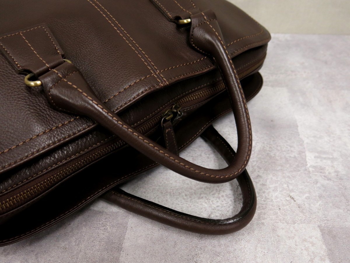 ○超美品○土屋鞄製造所○メンズ○プロータ 防水 ジッパー ソフト 
