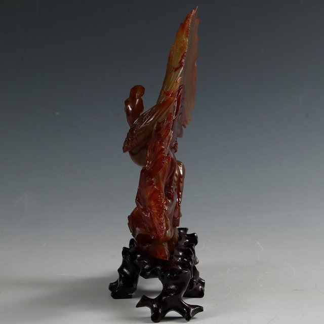 大型 天然瑪瑙　厄除け置物　中国伝統工芸 瑪瑙　メノウ瓶 清時代 天然石 コレクション 中国美術 細工 瑪瑙独特な天然模様 鼻煙壺 彫刻・オブジェ