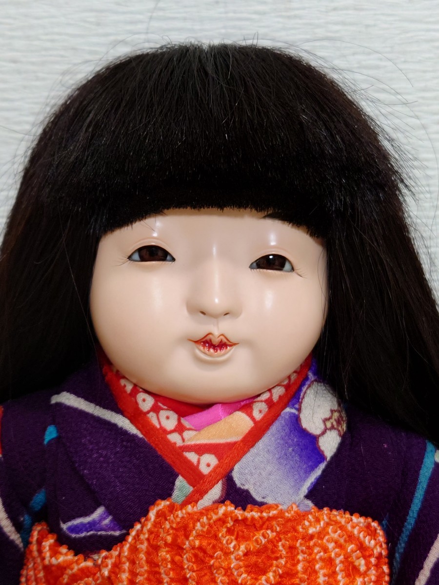 市松人形 抱き人形 女の子 藤村明光 (藤村光環) 35cm 【公式通販】
