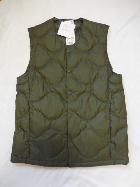 新品タグ付 UNIQLO ユニクロ 2WAY ウルトラライトダウンコンパクトベスト S 男女兼用モデル オリーブ 人気完売品 @11月限定送料無料 