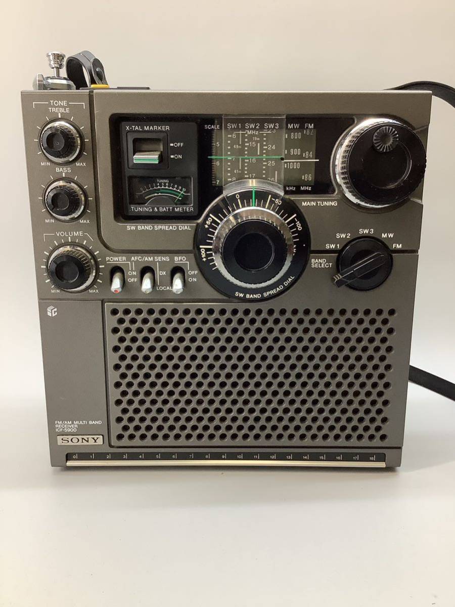 SONY ICF-5900 ソニー スカイセンサー ラジオ - メルカリ 5バンド
