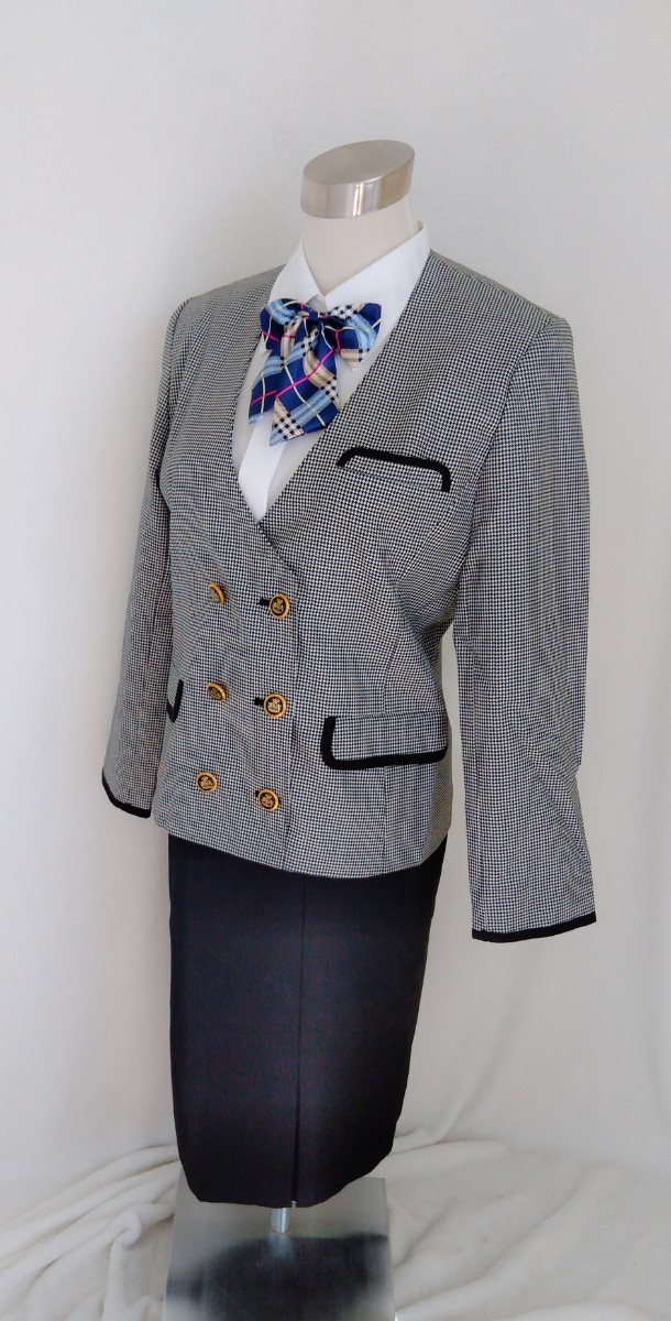 新品】9号 オンワード製 未使用品 事務服6点セット バスガイド OL 会社 