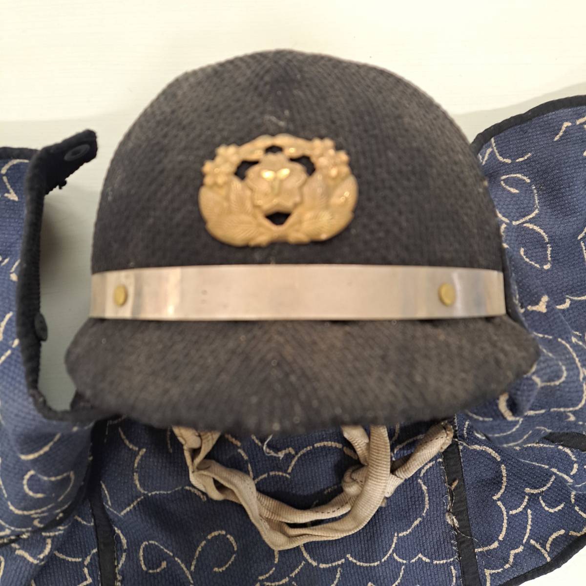 T G 消防帽 消防 帽子 昭和 昭和レトロ 消防団 消防隊 上 火消し 装備