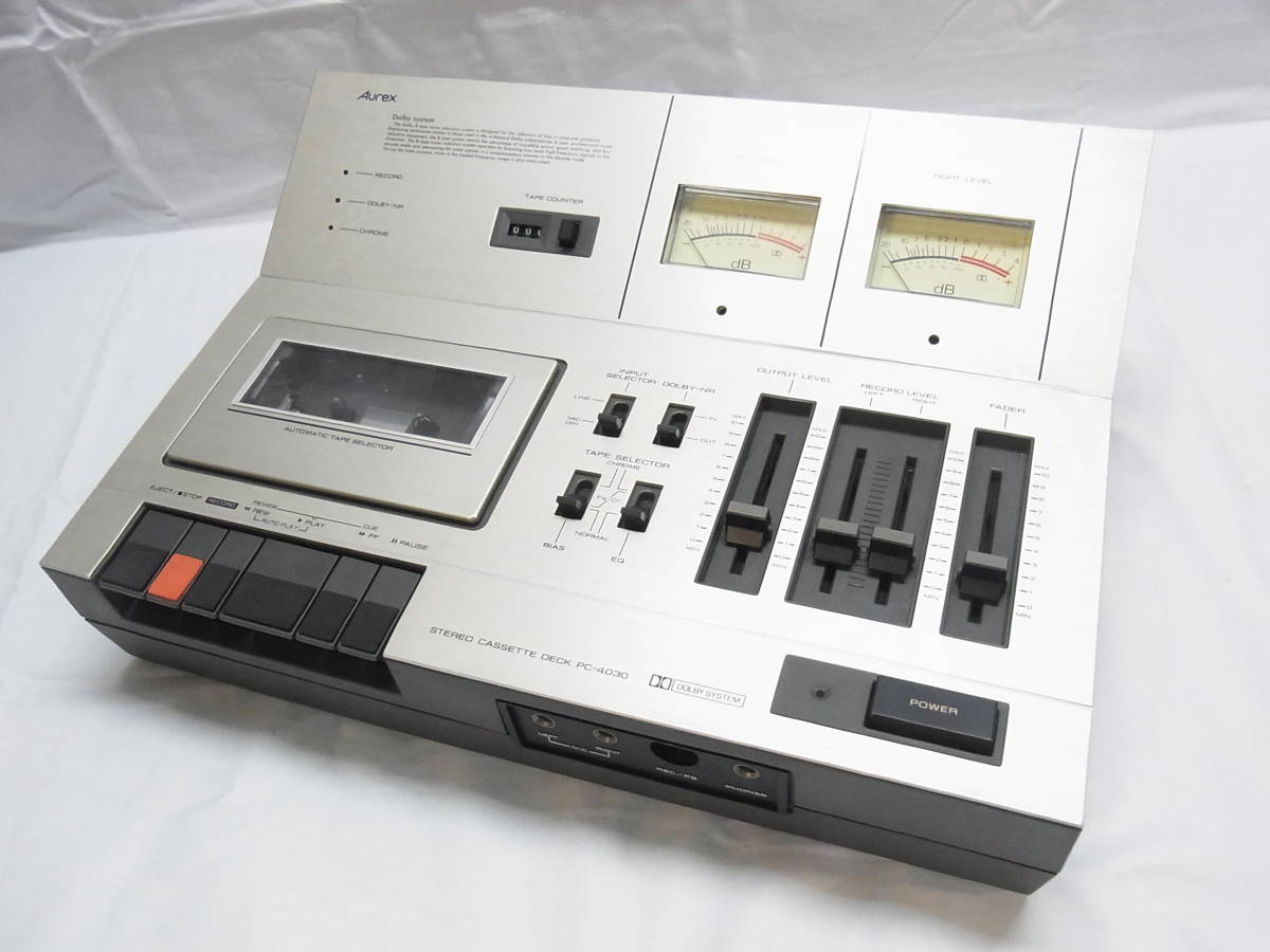 △Aurex PC-4030△TOSHIBA ステレオカセットデッキ オーレックス 東芝