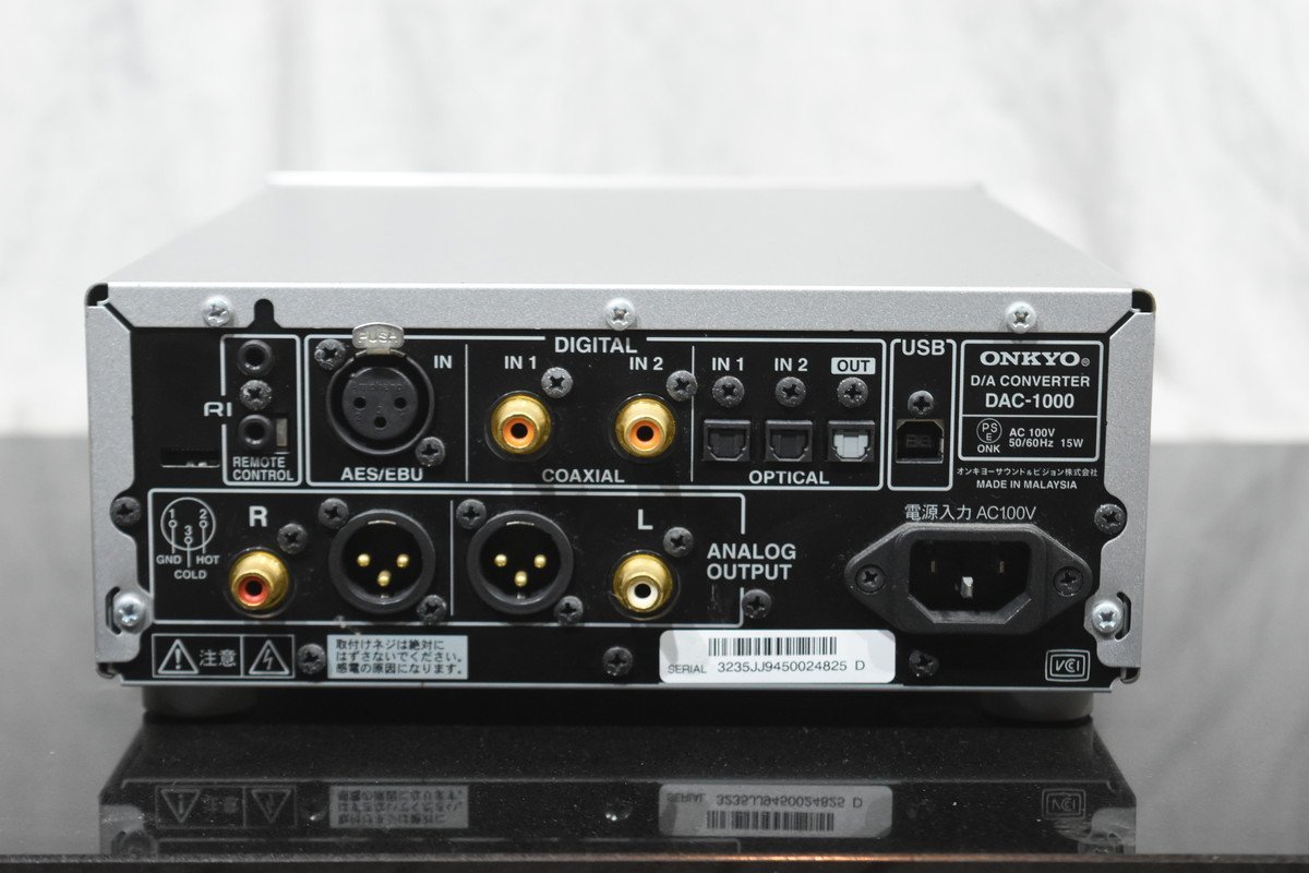 ONKYO オンキヨー DAC-1000 D/Aコンバーター DAC-1000 ONKYO D⁄A