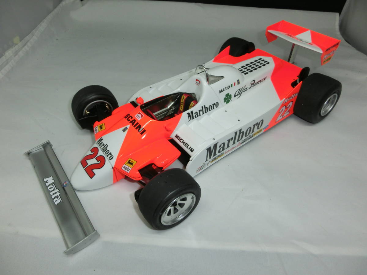 イタレリ ？ 1：1２ アルファロメオ179C MARIO A マルボロカラー 完成品