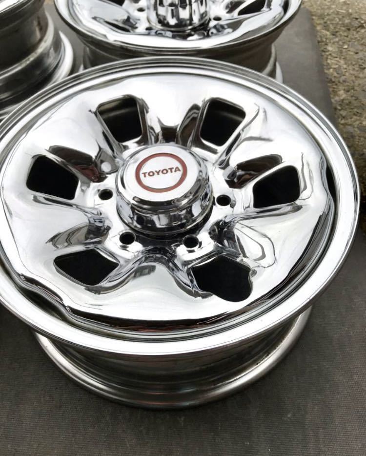 トヨタ純正メッキホイール 15インチ6J＋30 6穴 ハイエース 
