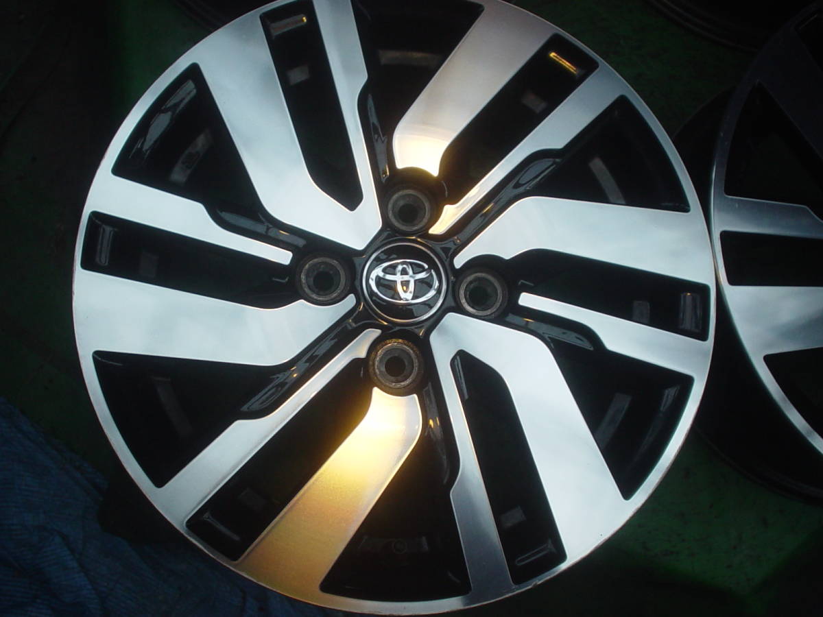 当店在庫だから安心 トヨタ純正タンク14x5J+35pcd100 アルミホイール4本パッソ・ルーミー