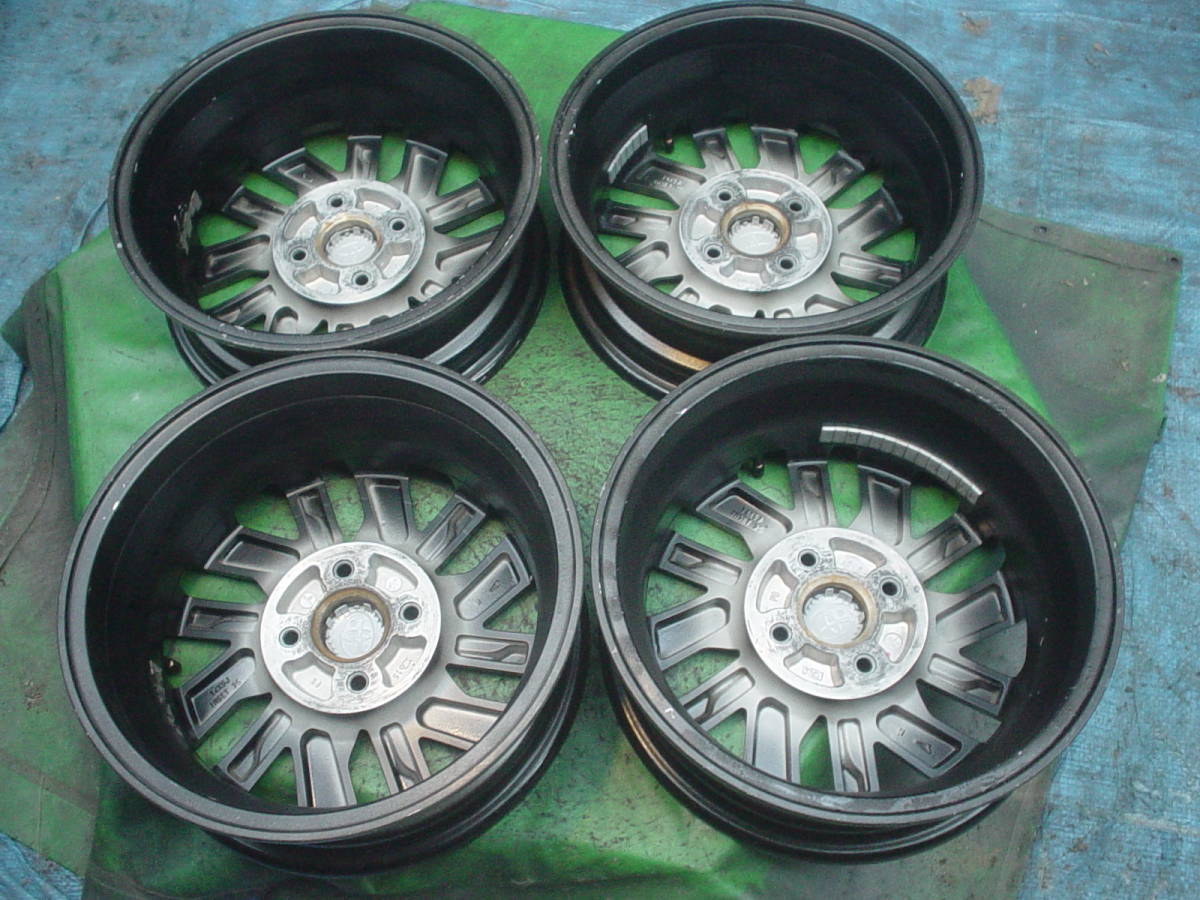 当店在庫だから安心 トヨタ純正タンク14x5J+35pcd100 アルミホイール4本パッソ・ルーミー