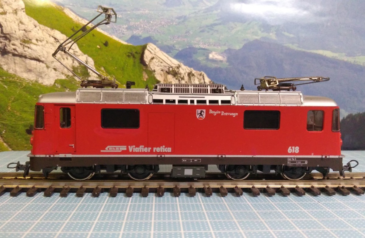 RhB Ge4/4 II 618 走行良好 レーティッシュ鉄道 アルブラ線 氷河急行