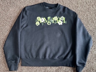 □新品同様 AMIRI CREW NECK トレーナー 黒 トレーナー Black