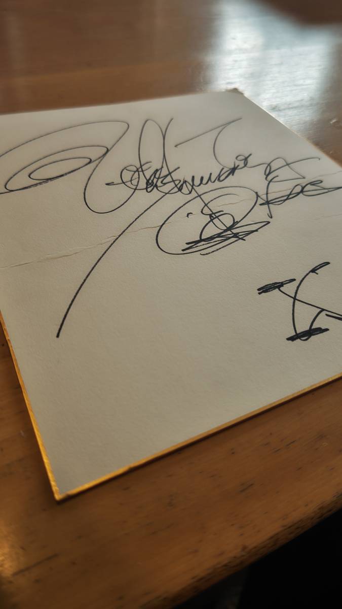 XJapan サイン色紙(X時代) 1988年 冬 XJapan サイン色紙(X時代) 1988年 冬