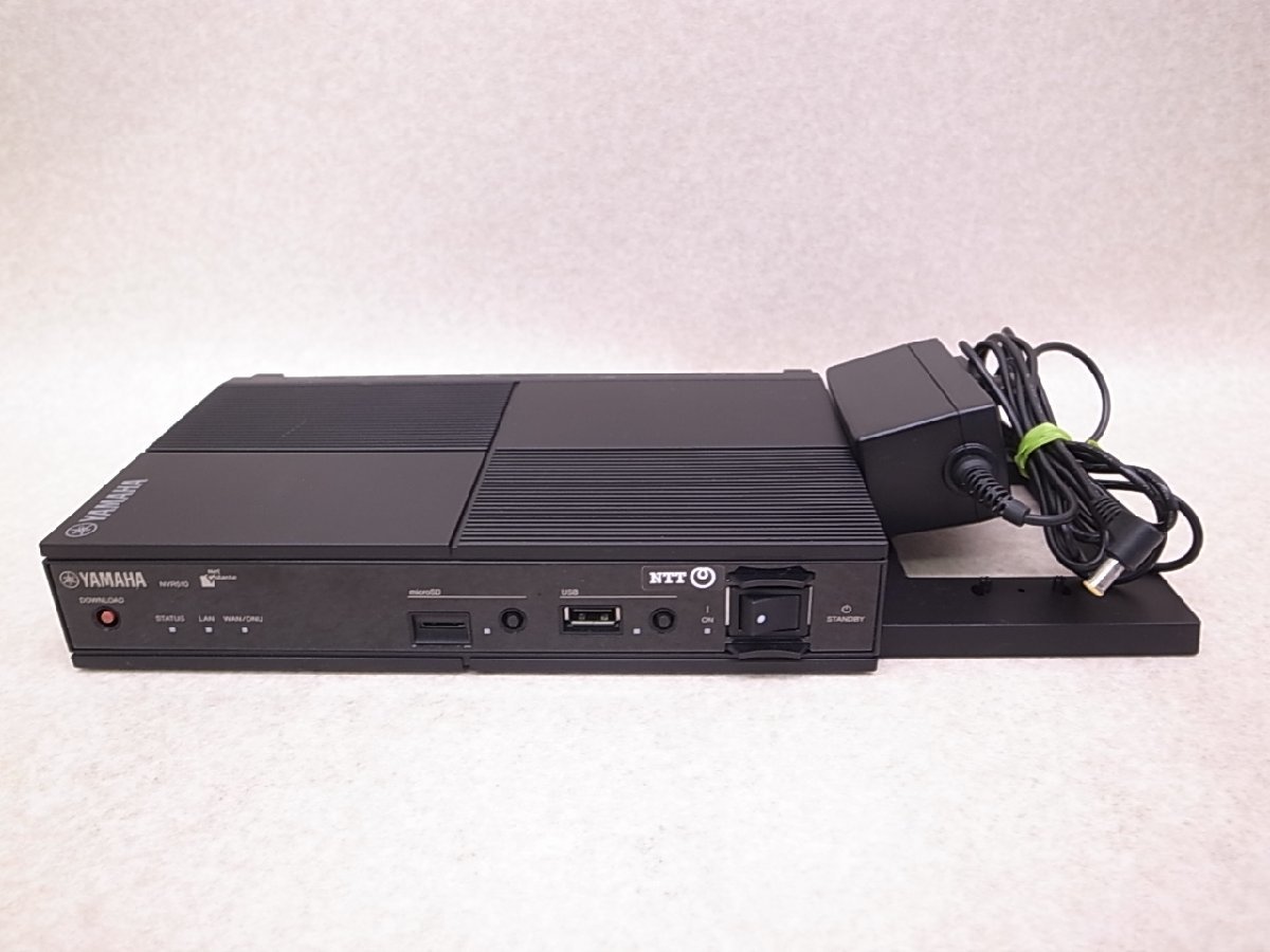 YAMAHA/ヤマハ NVR510 ブロードバンドVoIPルーター 電源アダプター・スタンド付き/初期化済み【即日出荷/引取可】