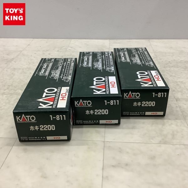 1円〜 KATO HOゲージ 1-811 ホキ2200形 ホッパ車 3点 鉄道模型