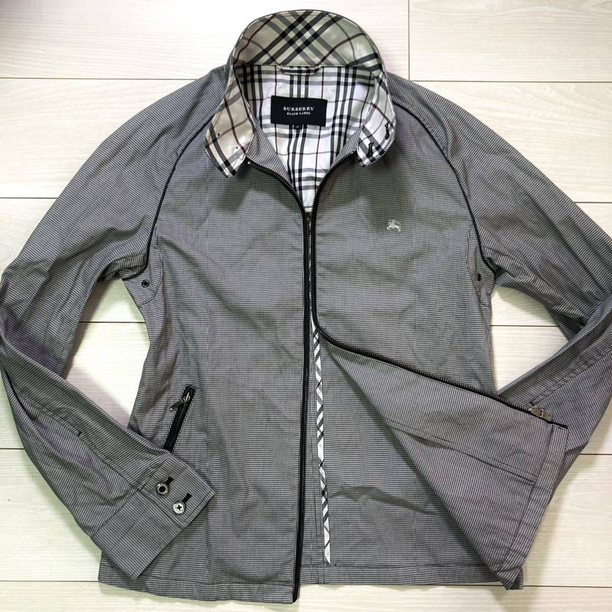美品☆ バーバリーブラックレーベル 千鳥格子 ジャケット BURBERRY 