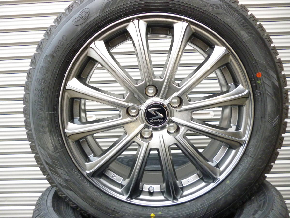 ヨコハマ195/60R17 スタッドレスタイヤ ホイールセット23年60プリウス