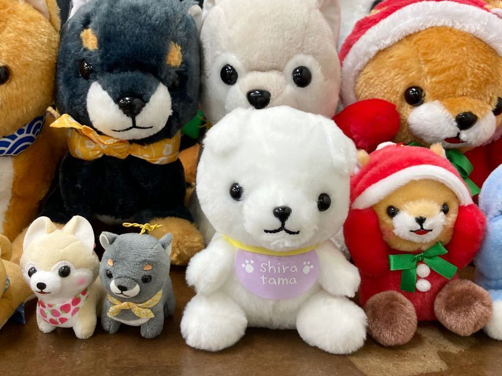 RK623) 豆しば三兄弟 ぬいぐるみ 大量セット まとめ売り 現状品 BIG