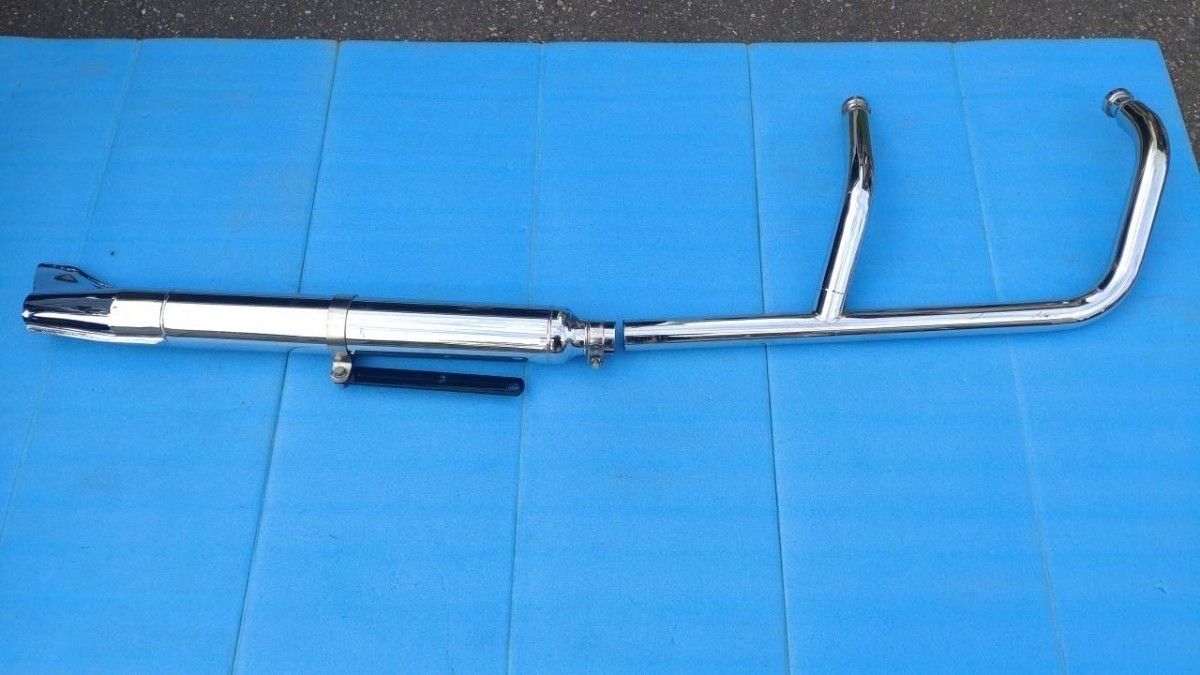 シャドウ400用 ケンテック製 フィッシュテール マフラー マフラー