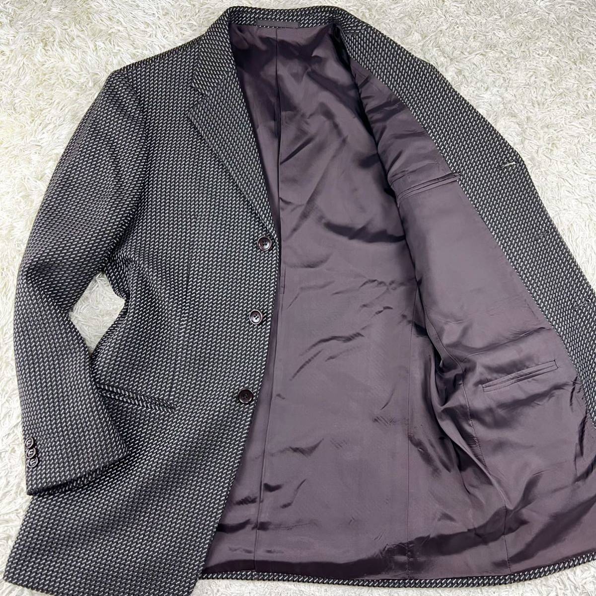 極希少XL!!アルマーニコレッツォーニ『王家の紋章』ARMANI COLLEZIONI 