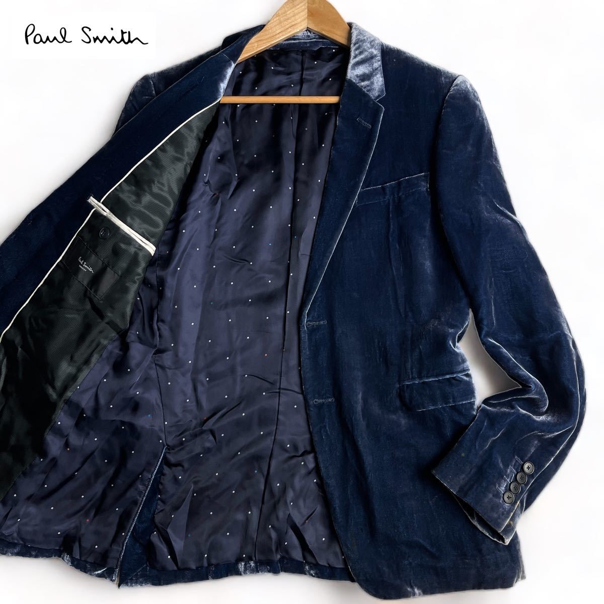 現行タグ/光沢感 ○Paul Smith London ポールスミスロンドン シルク 