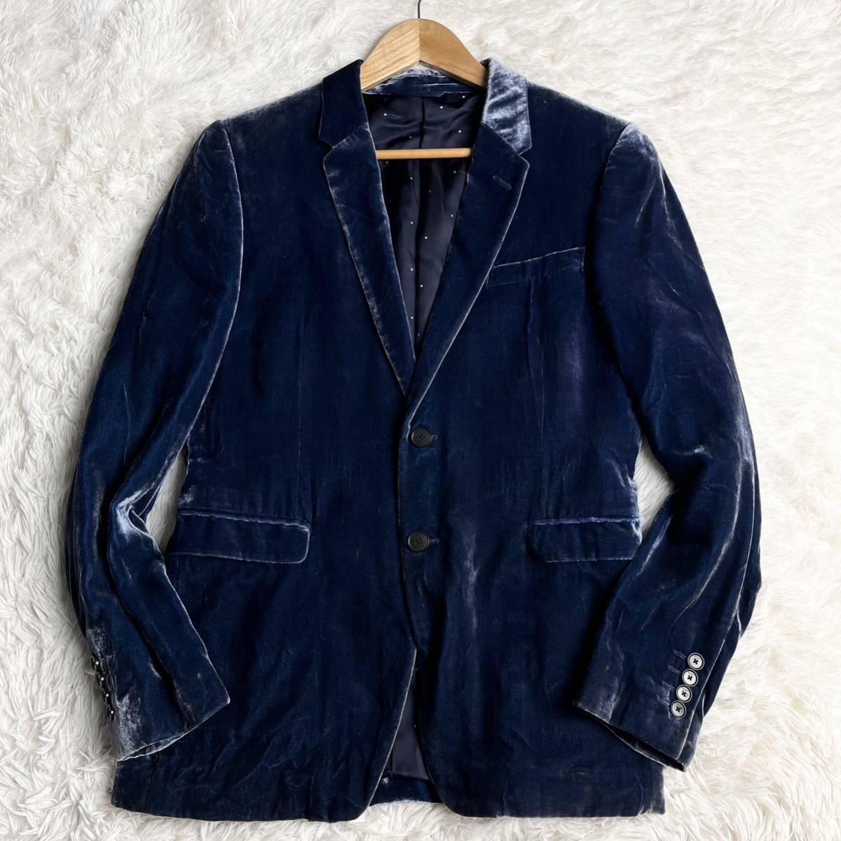 現行タグ/光沢感 ○Paul Smith London ポールスミスロンドン シルク 