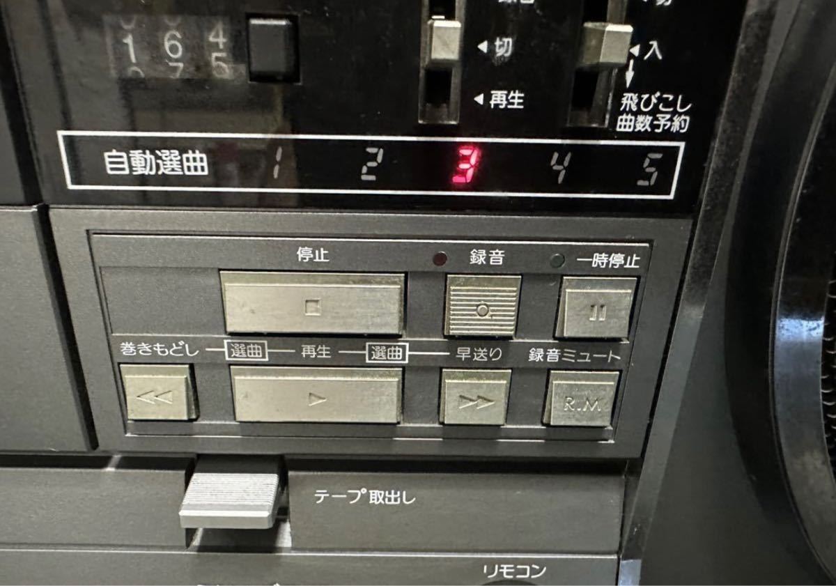 VICTOR ビクターRC-M90 FM/AM ステレオ カセットコーダーラジカセ 昭和