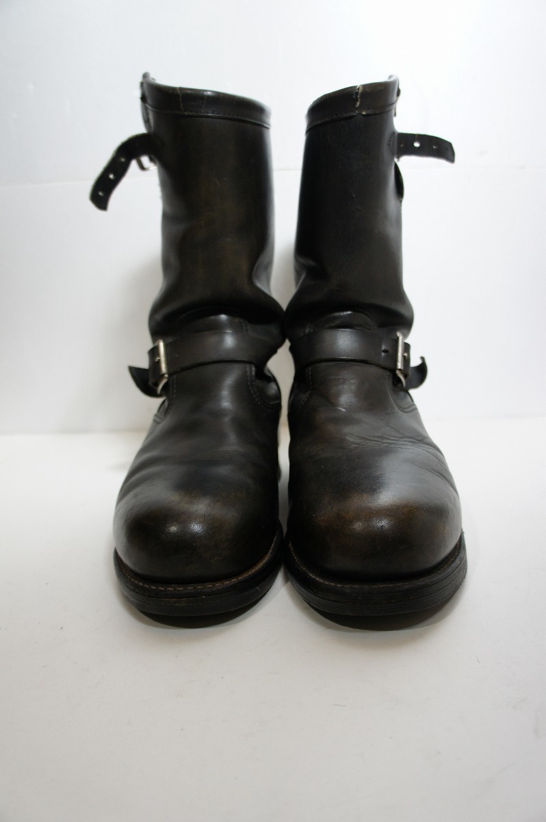 定番 CHIPPEWA チペワ レザー エンジニアブーツ ブラック ビブラム