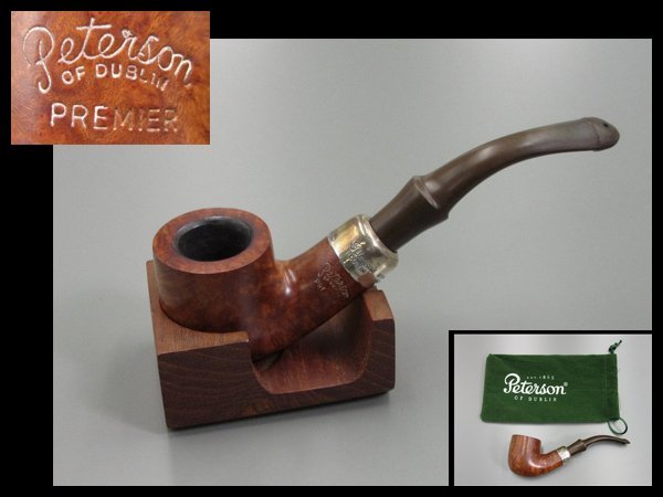 t613 パイプ PETERSON´S/ピーターソン DUBLIN PREMIER SILVER925 保存