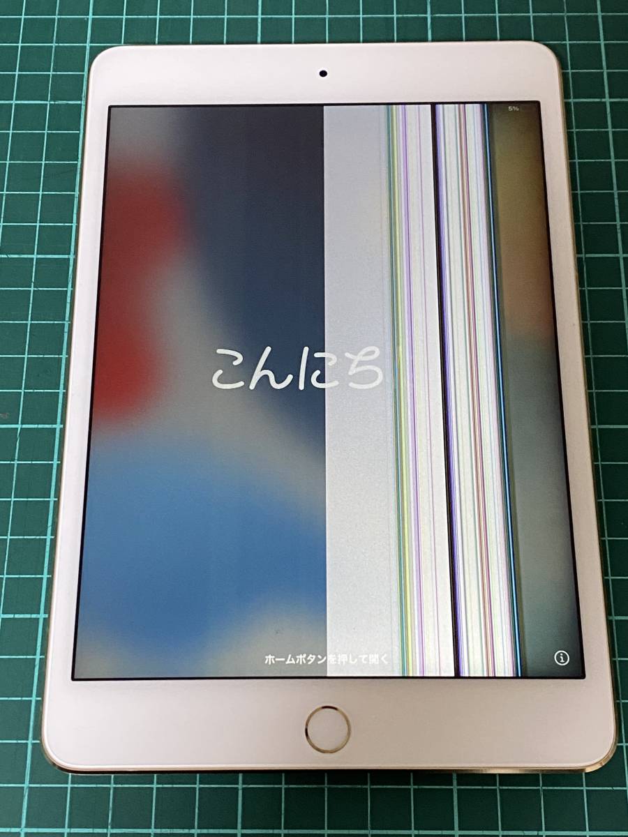 ジャンク品 iPad mini4 WiFi ディスプレイ表示異常 送料無料 1円