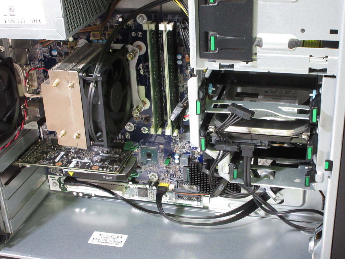 HP Z240 Tower Workstation / Xeon E3-1225v5 3.30GHz / M.2 SSD 512GB + HDD 500GB / 16GB / Quadro P1000 / DVDマルチ / Win10 / No.S437