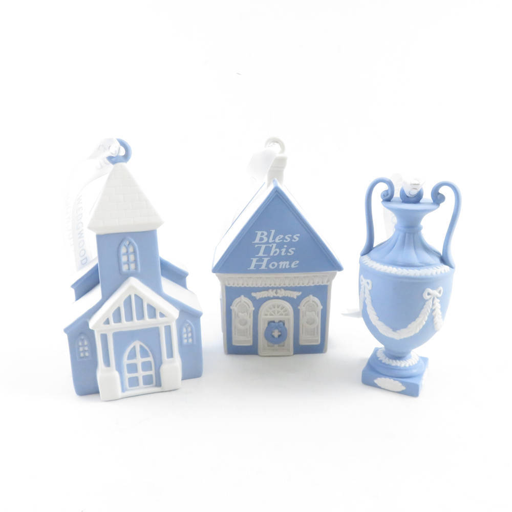 美品 WEDGWOOD ウェッジウッド クリスマス オーナメント 3点 