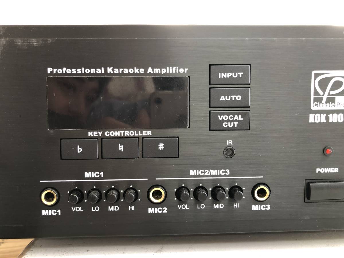 1円スタート☆通電確認済み☆CLASSIC PRO KOK1000 カラオケアンプ