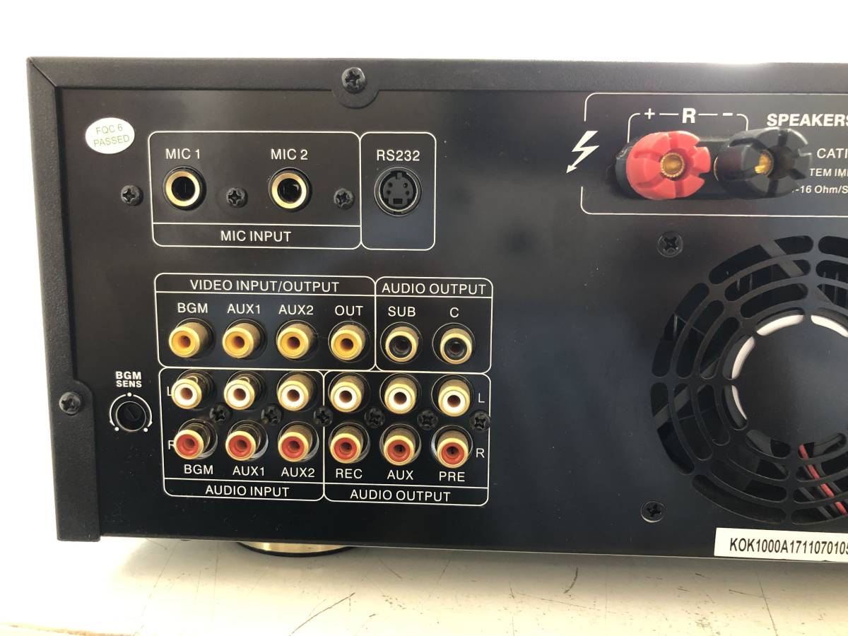 1円スタート☆通電確認済み☆CLASSIC PRO KOK1000 カラオケアンプ