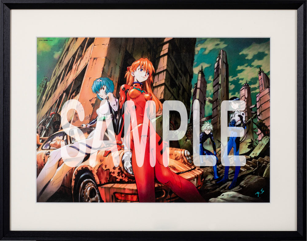 新世紀エヴァンゲリオン A3複製原画B 貞本義行 プリモアート エヴァ 碇 