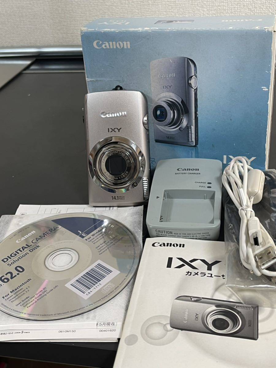 Canon IXY 10S デジタルカメラ 付属品 箱付き※ストラップのみ付属無し