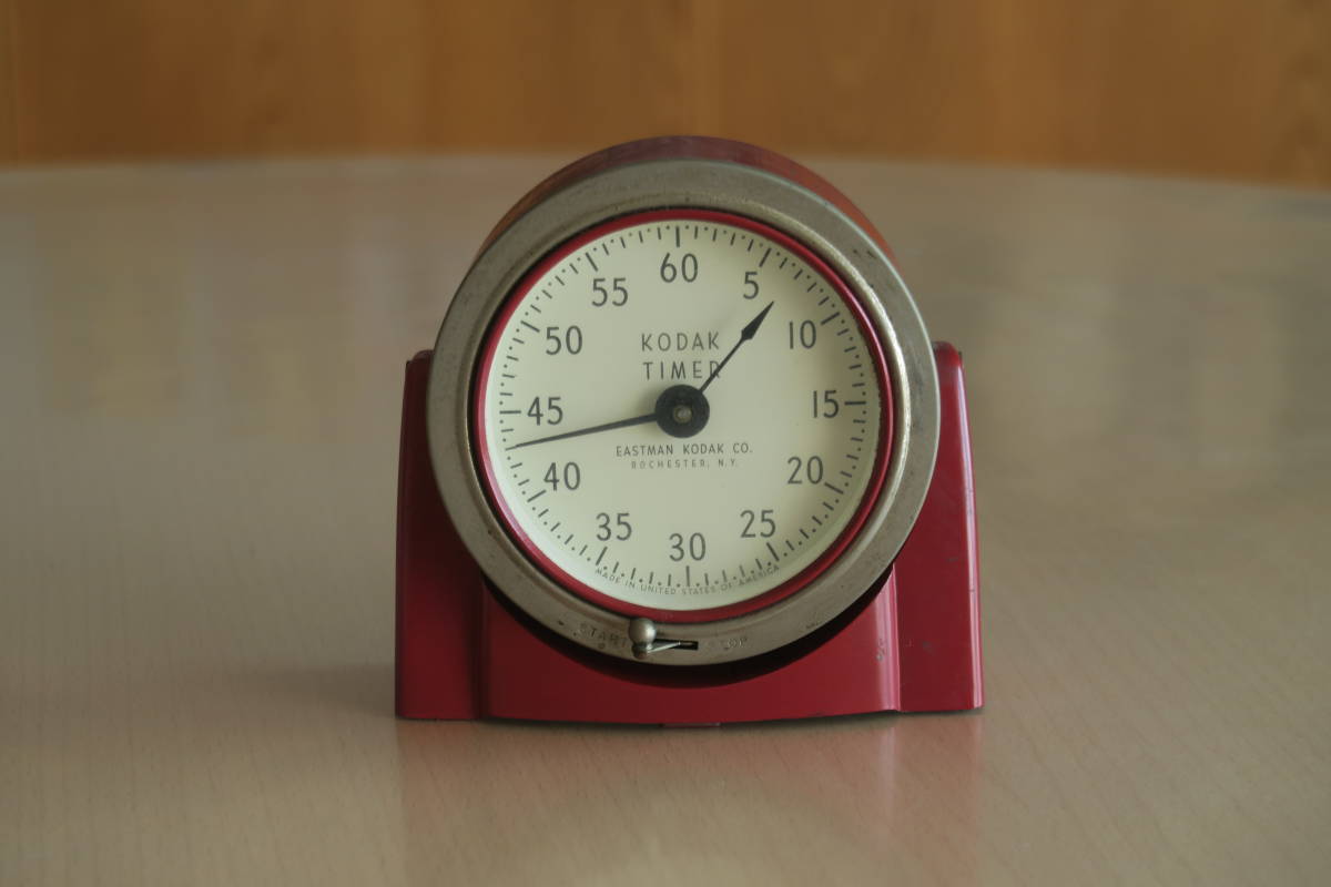 【動作品】KODAK TIMER　コダック　タイマー　暗室用品　現像　アンティーク　ビンテージ　50’ｓ　アメリカン　EASTMAN　KODAK　CO.　現状