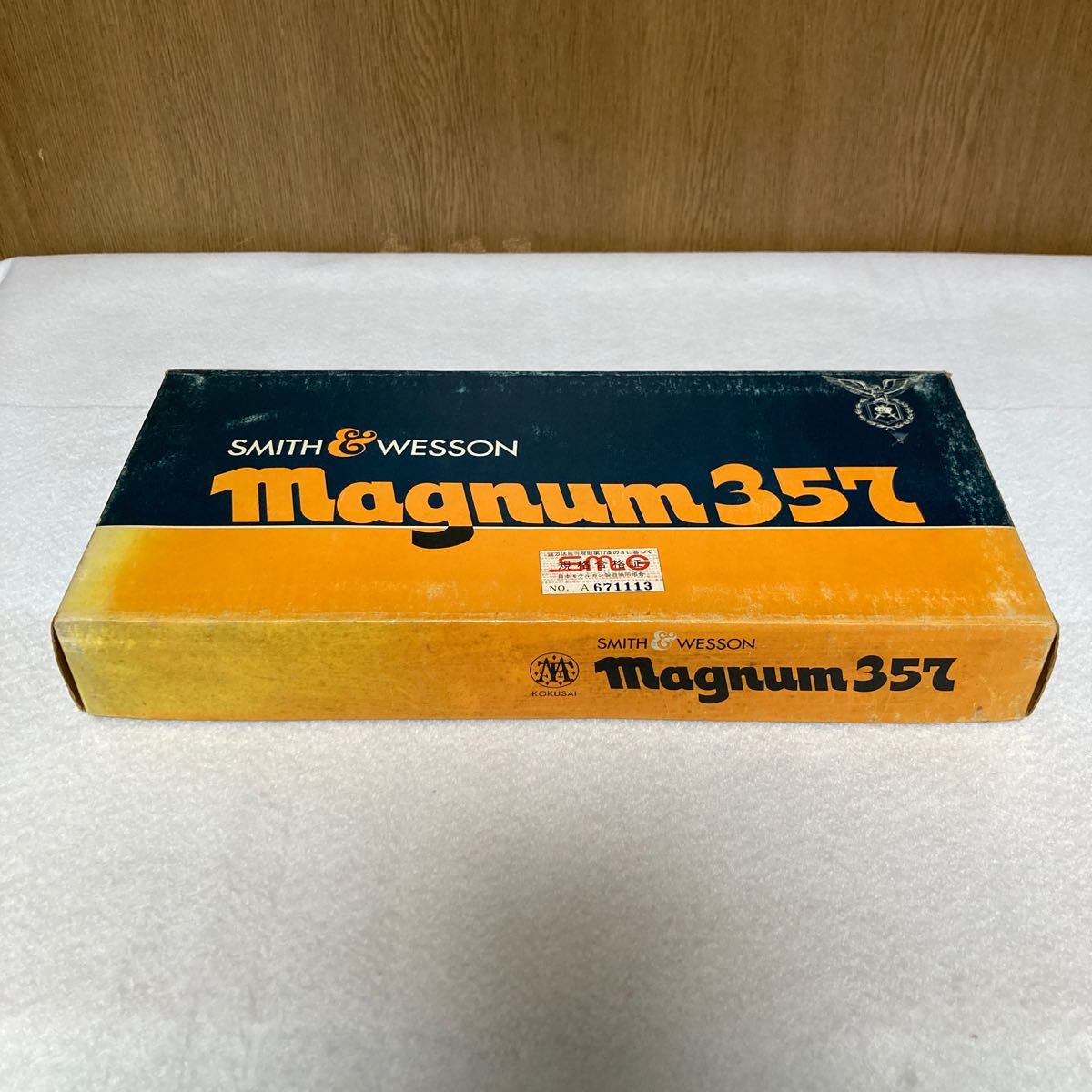 コクサイ 金属モデルガン S&W M19 コンバットマグナム 4インチ 未発火