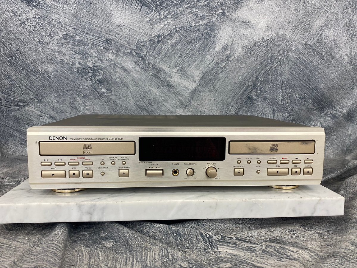 CDR-W1500 Denon CD Recorder t303 Junk - made year 0 player *DENON 