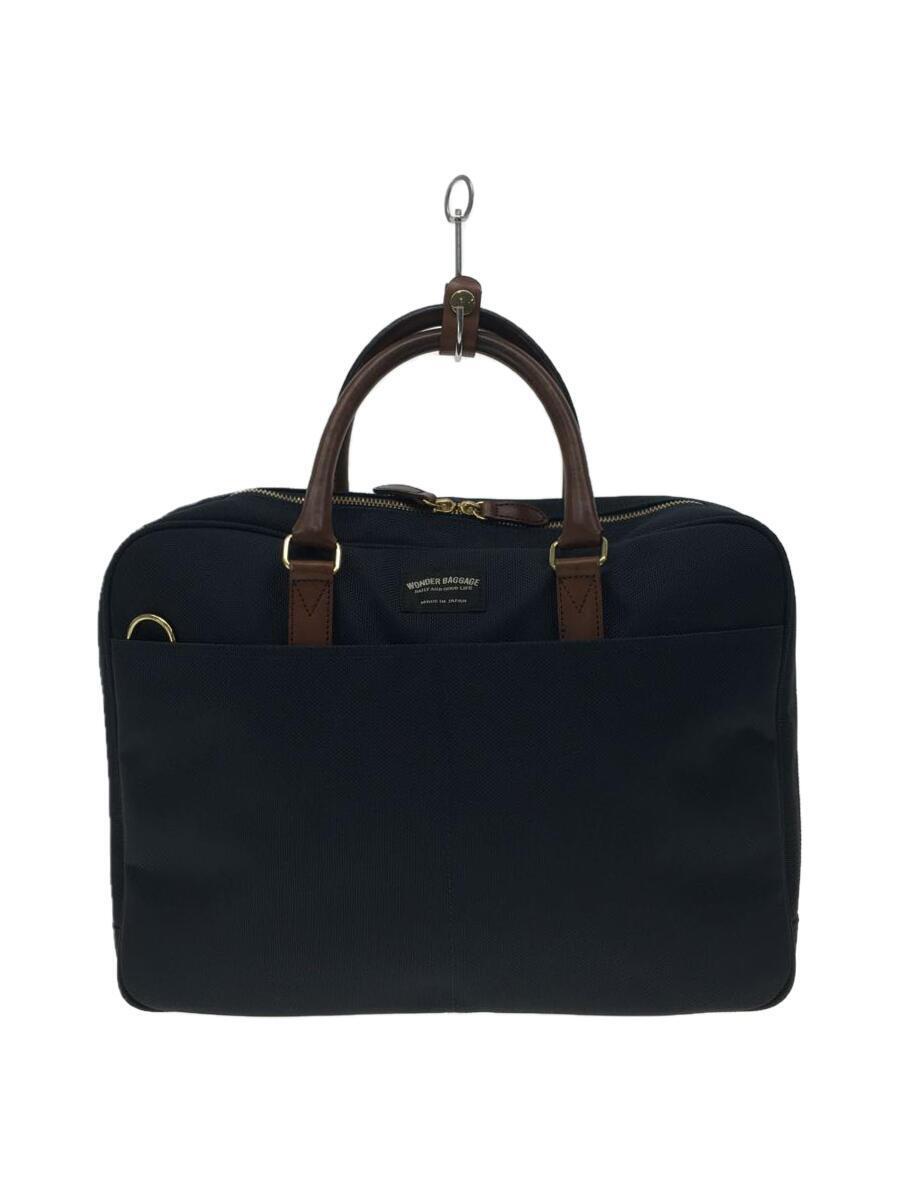 WONDER BAGGAGE◆ワンダーバゲージ/ブリーフケース/NVY/無地