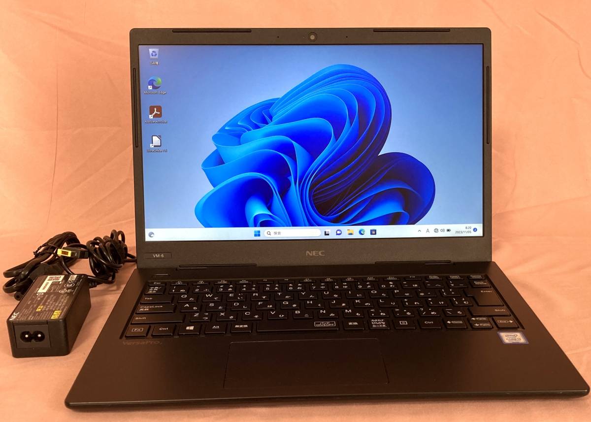 NEC Versa Pro VM6 VKL21M3G63N6 / Corei3-8145U (第8世代)/メモリ8GB/SSD256GB/カメラ付き 送料無料、即使用できます