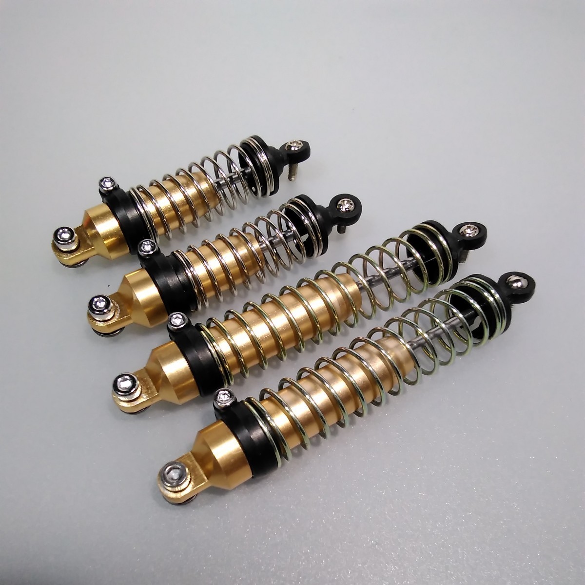 【当時物】京商★OPTIMA 1/10 4WD(オプティマ)USED★美品★ショックアブソーバー★ダンパー★サスセット★送無料★即発送★ゴールド★金色