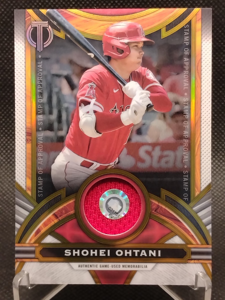 2022 大谷翔平 レリック 75枚限定 ゴールド【2023 TOPPS TRIBUTE