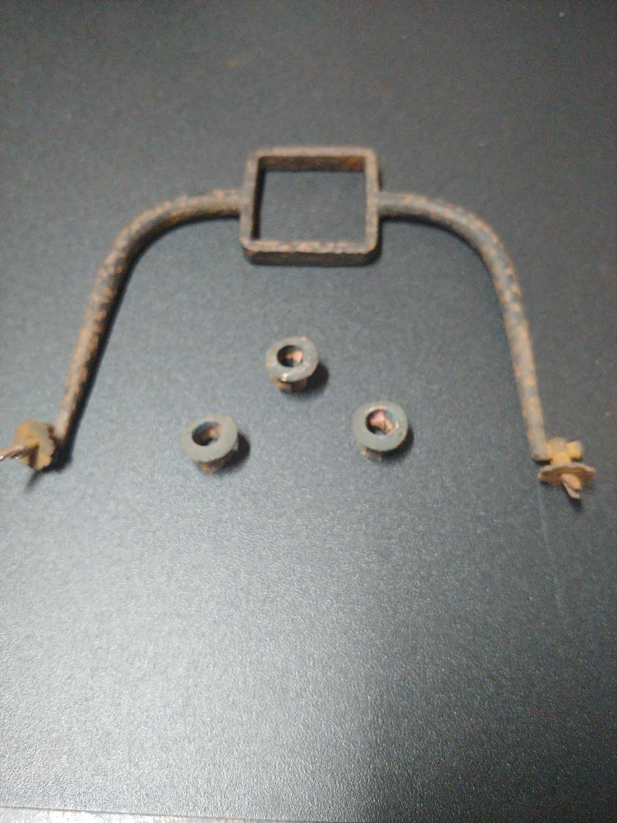 脛当 江戸時代 甲冑の部品 江戸期 鎧の部品 傷みあり！ 検甲冑・