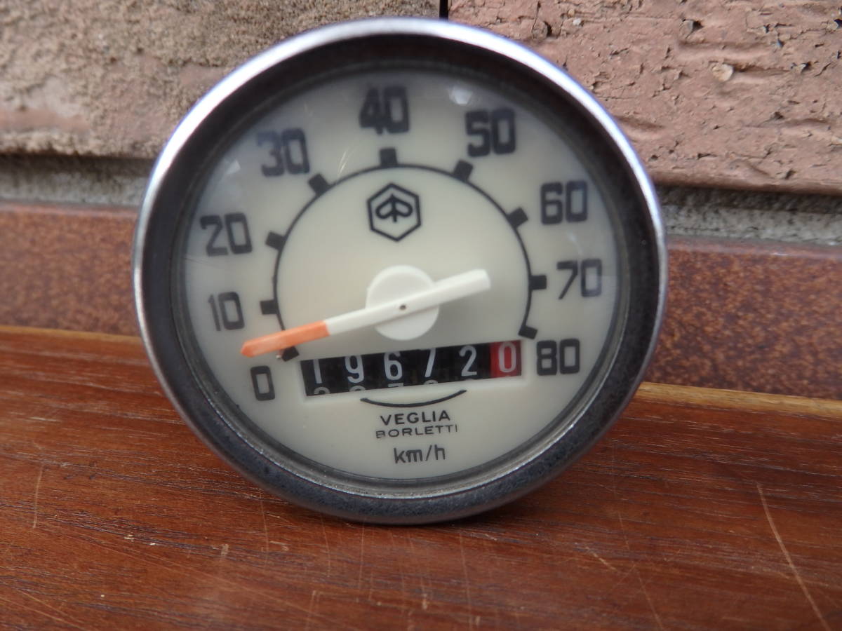 ベスパ 0 スピードメーター 1 80km ビンテージ VESPA 新品 公式通販