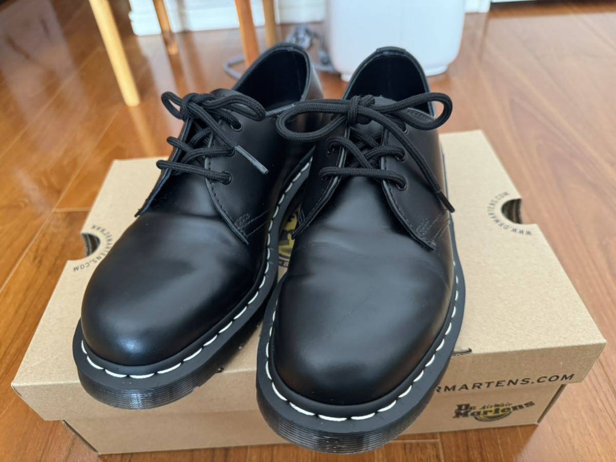Dr.Martens 1461 白ステッチ UK7 26.0cm 厚底 3ホール｜メンズ