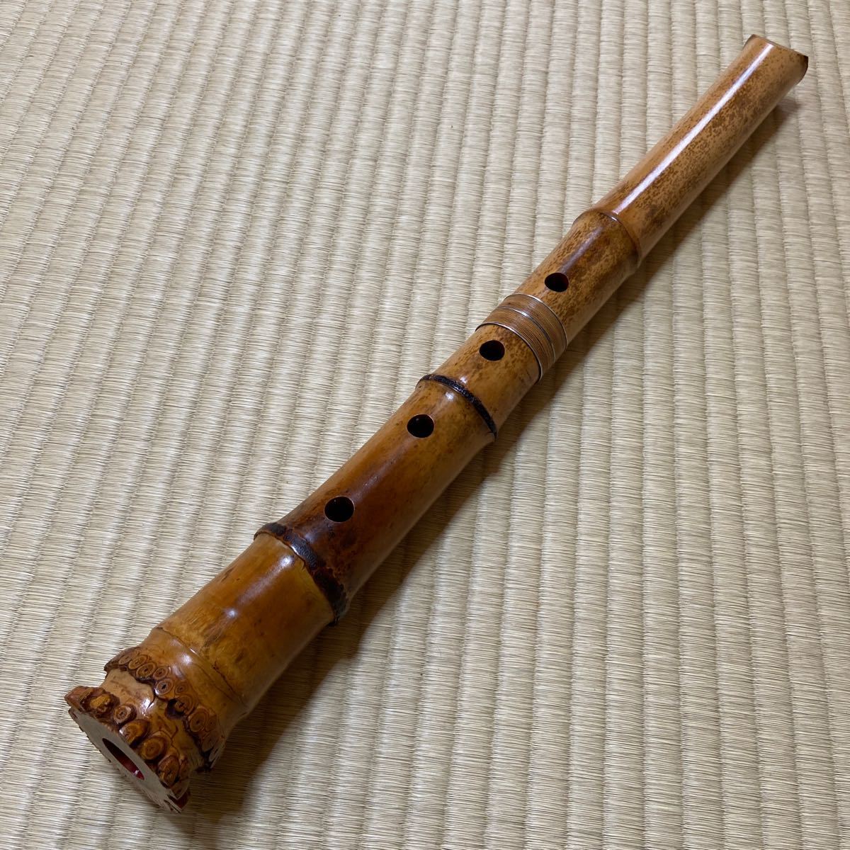 尺八 1尺6寸管 深水銘 楽器、器材 本体 【公式通販】