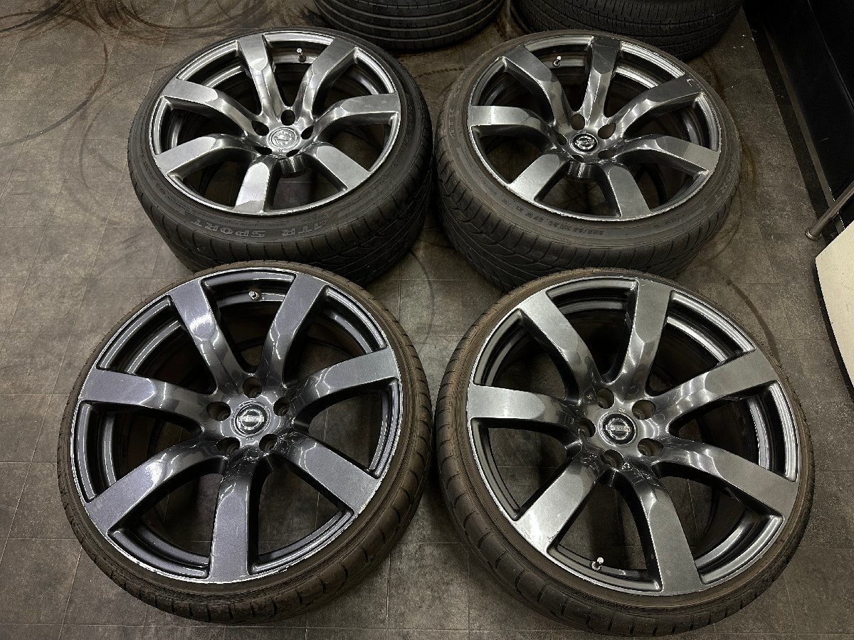 【売切り】鍛造 RAYS製 ニッサン GT-R R35 純正 10.5J +25 リア用 ４本 235/35R20 255/35R20 ATR SPORT 溝あり 2020年製