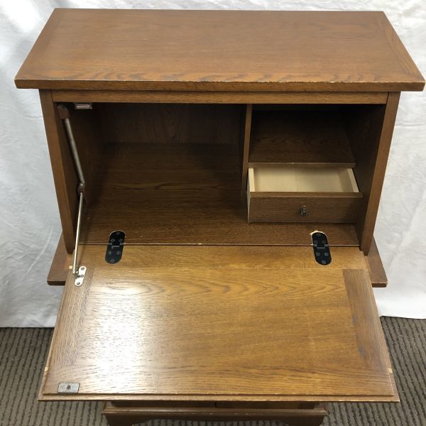 希少オールドカリモク ライティング デスク チェスト ドレッサー