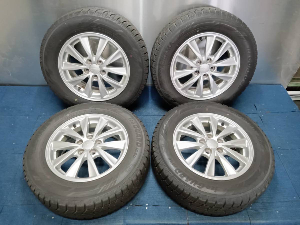 【数量限定，格安】 8-8.5分山 19年製 ヨコハマ iG60 195/65R15 スバル インプレッサ純正 ENKEI製 15&times;6J +48 5H-100 4本セット スタッドレス A924(スタッドレスタイヤ)｜売買されたオークション情報、yahooの商品情報をアー 5穴